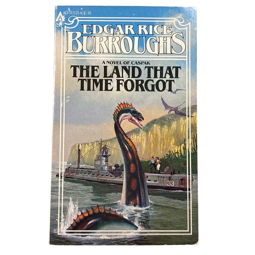 The Land that Time Forgot Novel of Caspark Edgar Rice Burroughs book ace sci-fi